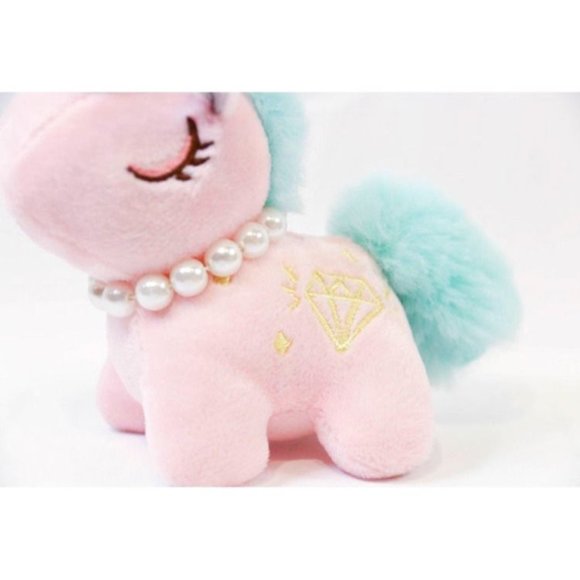 Mini Unicorn Plush Toys Keychain For Birthday Gift - Picture 4 of 5